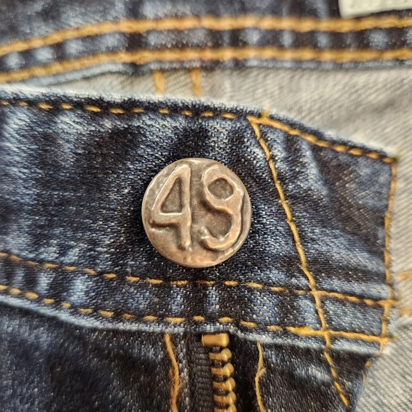 VTG Adriano Goldschmied Jeans Mens 31/29 Blue Dark Wash The Dylan Slim Skinny - Picture 8 of 16